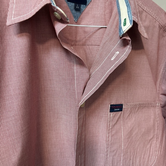 Tommy Jeans buttons button down shirts size L - Picture 2 of 4